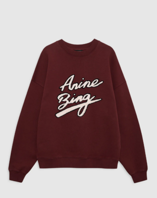 Sudadera Miles Chenille Signature cabernet
